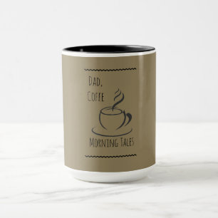 Mug Moderne, Fête des Pères, Papa Café et Contes du Ma