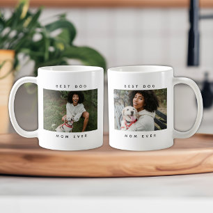 Mug Moderne Funny Meilleur Chien Maman Jamais Photo