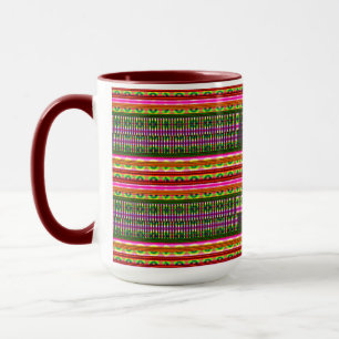 Mug Moderne Géométrique Pastel Vintage