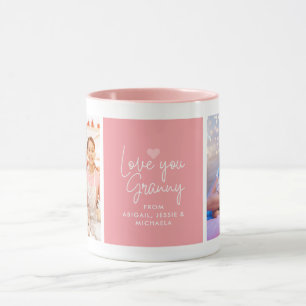 Mug Moderne "Je t'aime Mamie" 2-Photo