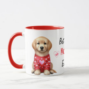 Mug Moderne Meilleur Chien Maman Jamais Personnalisé P