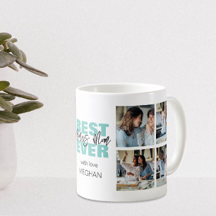 Mug Moderne Meilleur jamais Bonus Maman   Collage de p