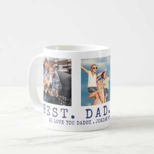 Mug Moderne MEILLEUR PÈRE JAMAIS Photo Personnalisée B