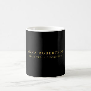 Mug Moderne minimaliste Black Gold Professional tendan
