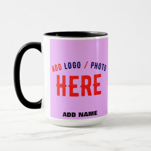 MUG MODERNE MODERNE PERSONNALISABLE MAUVE VÉRIFIÉE MAR
