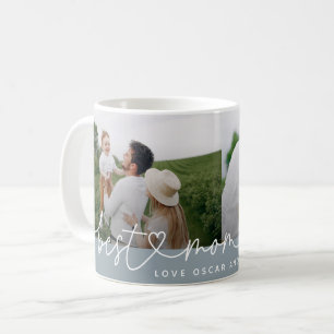 Mug Moderne multi photo meilleure maman jamais mignon 