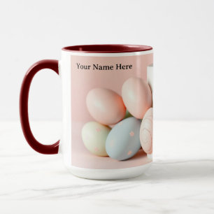 Mug Moderne œuf de Pâques pastel emballage sans coutur