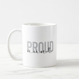 Mug Moderne, simple, cool, design urbain Fière Tante