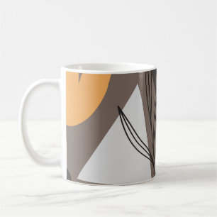 Mug Moderne simple forme un design motif sans soudure.