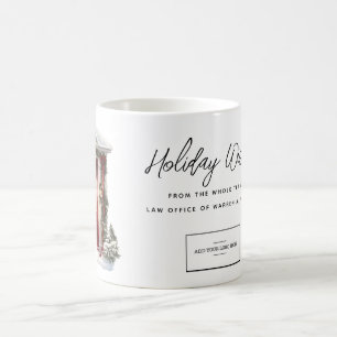 Mug Moderne Vacances Voeux Affaires Ajouter Logo