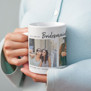 Mug Moderne Veux-tu être ma demoiselle d'honneur ?   C