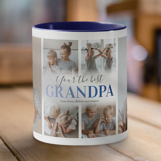 Mug Modernisez votre meilleur grand-père photo (Créateur téléchargé)