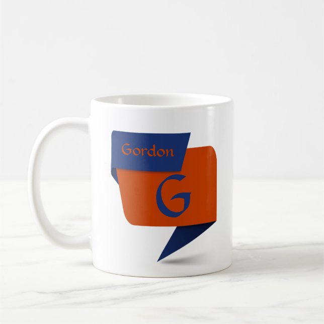 Mug Modifier le nom initial Ajouter le nom Blue Orange (Gauche)