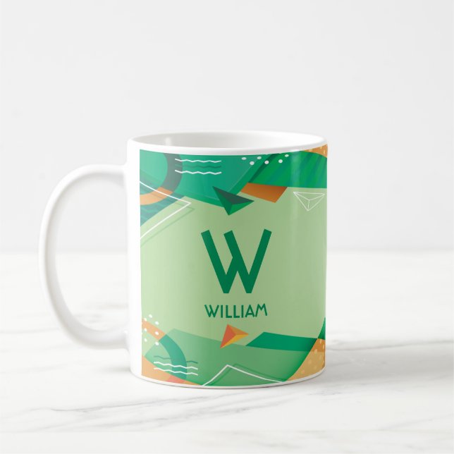 Mug Modifier le nom initial Ajouter le nom vert géomét (Gauche)