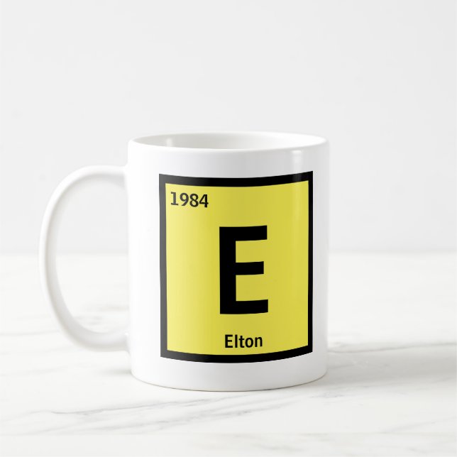 Mug Modifier le nom initial Année Périodique Tableau E (Gauche)