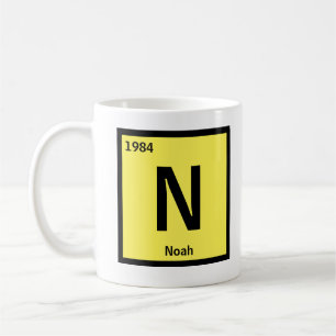 Mug Modifier le nom initial Année Tableau périodique M