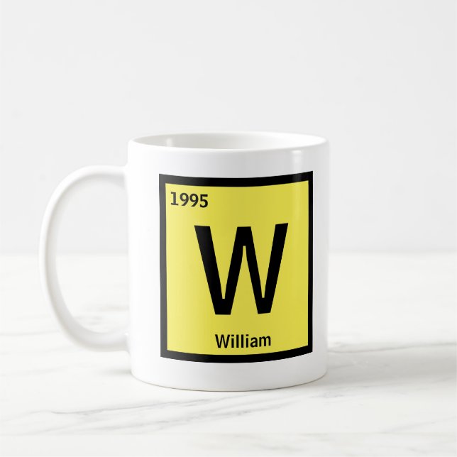 Mug Modifier le nom initial Année Tableau périodique U (Gauche)