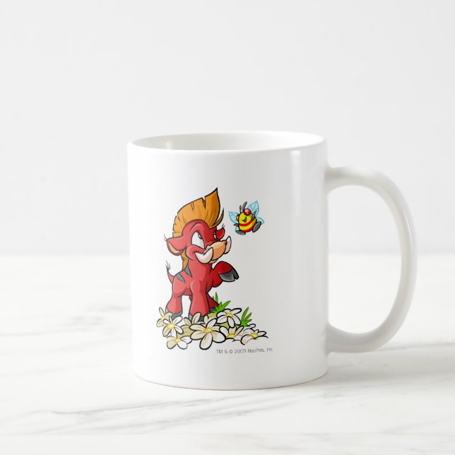 Mug Moehog rouge et bourdonnement (Droite)