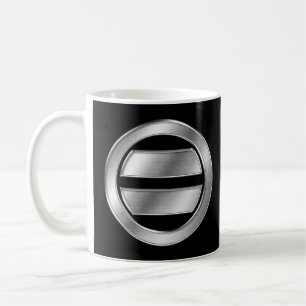 Mug Mogami Clan Kamon Chrome argent