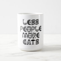 Moins de gens, plus de chats