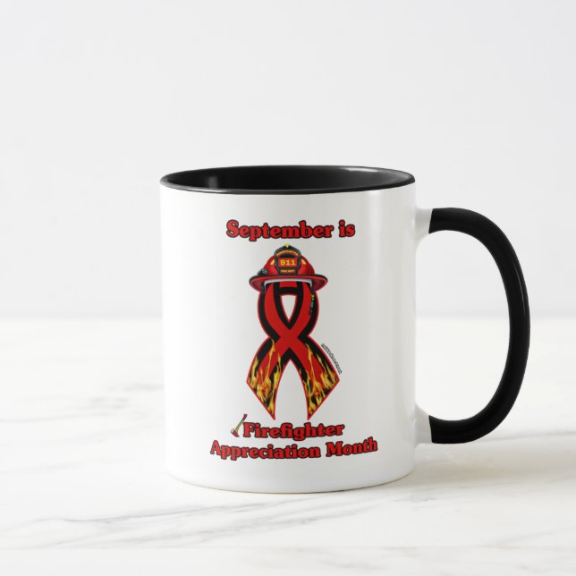 Mug Mois d'appréciation des pompiers (Droite)