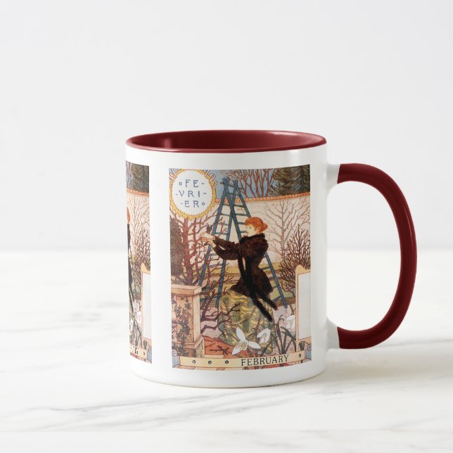 Mug : Mois de février - Février (Droite)