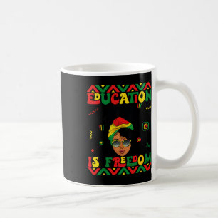 Mug Mois de l'histoire des Noirs Éducation est la libe