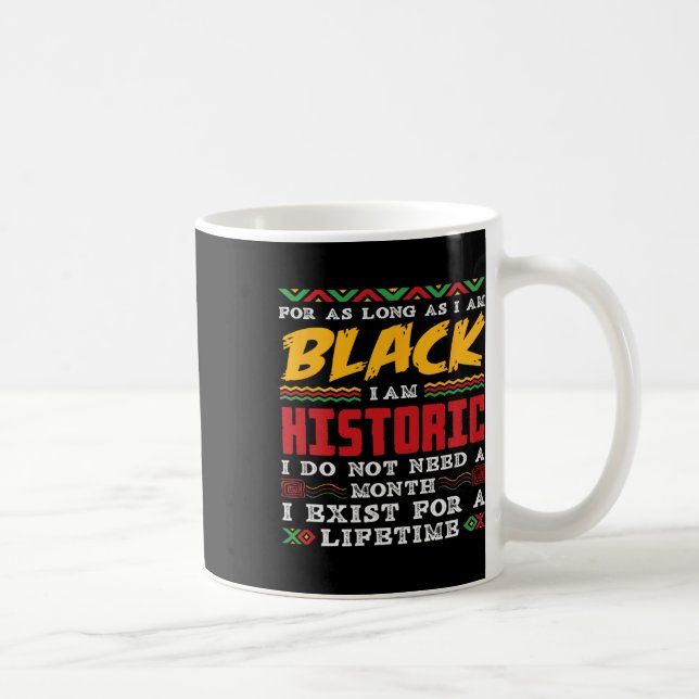 Mug Mois de l'histoire des Noirs Je suis noir historiq (Droite)