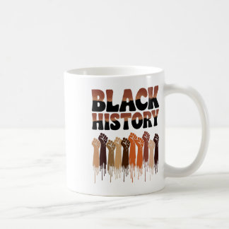 Mug Mois de l'histoire des Noirs Mains Symbole Afro Mo