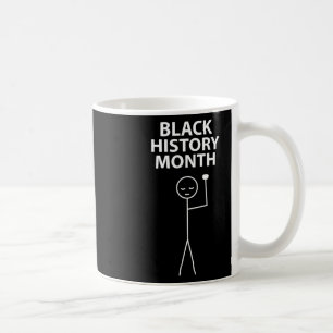 Mug Mois de l'histoire des Noirs Stick Figure Stickman