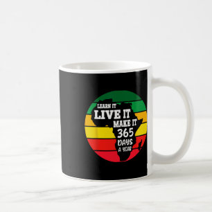 Mug Mois de l'Histoire Noire 2025 Live It Apprenez It
