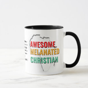 Mug Mois de l'Histoire Noire Awesome Melané chrétien