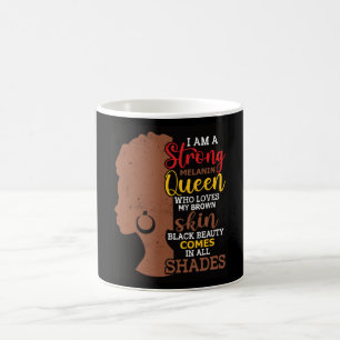 Mug Mois de l'histoire noire Femme noire Afro