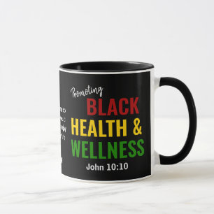 Mug Mois de l'histoire noire Santé et bien-être Christ