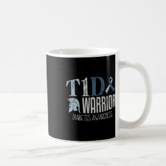 Mug Mois de sensibilisation au diabète T1d Guerrier du