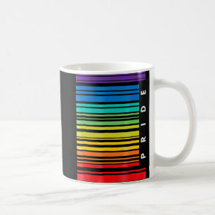 Mug Mois de sensibilisation LGBT Code barre Pride Pans