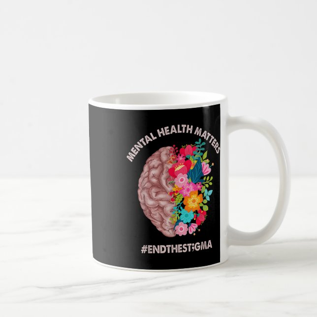 Mug Mois De Sensibilisation S Santé Mentale Chemise Fi (Droite)
