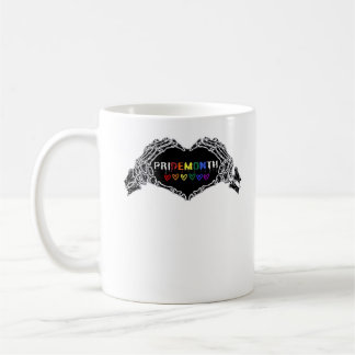 Mug Mois Skeleton Heart Hands LGBTQIA