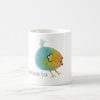 Mug Mok, Chubby Chicken Tessa, colorfull, funny, bird