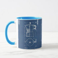 Mug Moka cafetiere expresso bialetti blueprint