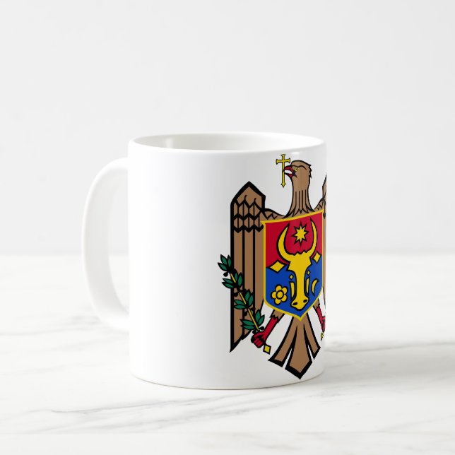 Mug MOLDOVA Cadeau spécial Black Tourist Classic (Devant gauche)