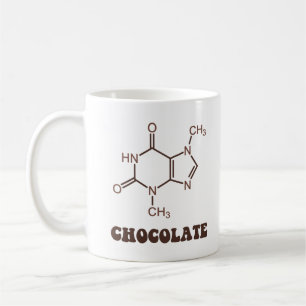 Mug Molécule scientifique de théobromine d'élément de