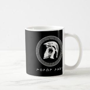 Mug Molon Labe Casque de guerrier spartiate Ancien Wa 