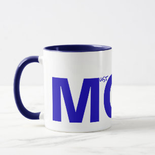 Mug MOM (doit m'obéir) Bleu