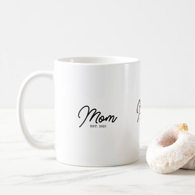 Mug Mom Established New Mom Gift (Avec donut)
