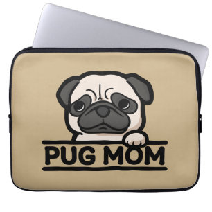 MUG MOM – Lustiges und süßes Pug-Liebhaber-Geschen Laptopschutzhülle