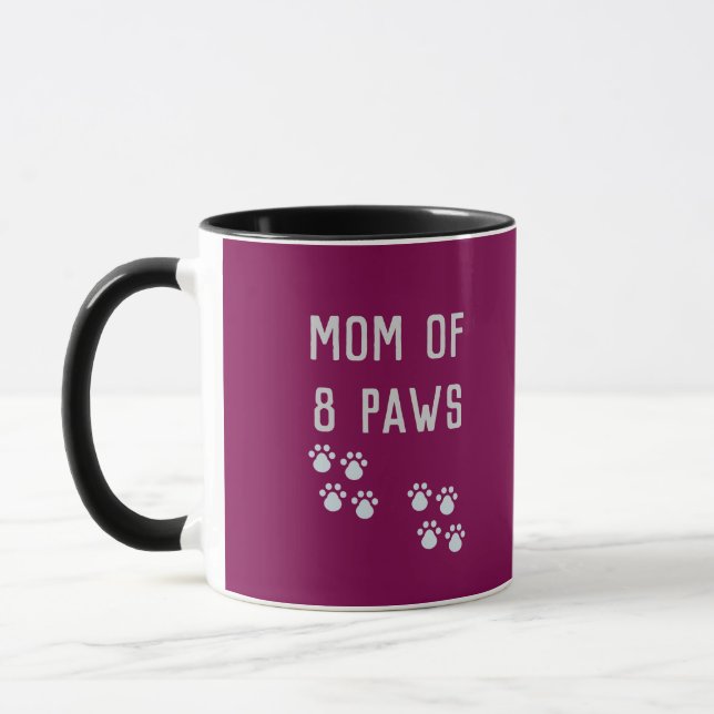 Mug Mom of 8 paws (Gauche)