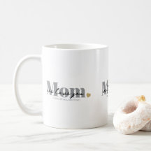 Mom We Love You Black Script