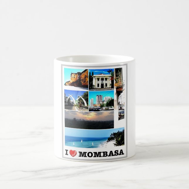 Mug Mombasa - Kenya - I Love - (Centre)
