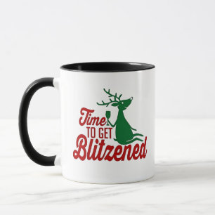 Mug Moment de se faire Blitzener Noël Renne 